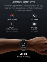 HAYLOU Solar Lite 2 Smartwatch 1.43'' AMOLED Display 24h Health Monitoring 150+ Sports Modes Voice Calling Smart Watch 1ATM