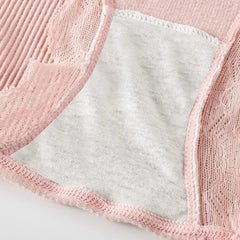 Lace Underwear Set Padded Bra Set Without Steel Ring Solid Women's