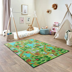 Studio de tapis kids car rugs, room play mats for boys and girls, non-slip home decor