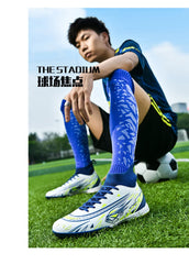 Men Sneakers Soccer Shoes Cleats Breathable Adult Kids TF/FG Football Boots