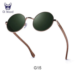 Sunglasses For Men Women Wooden Sunglasses Polarized Blue Mirror Eyewear