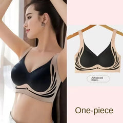 Push-up Bra Women Gathered Up Soft Support Adjustable Underwear Anti-sagging