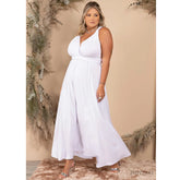 Women Multiway Wrap Convertible Boho Maxi Red Bandage Long Dresses Plus Size