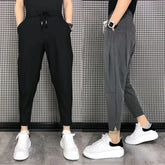 Men Harem Pants Solid Casual Korean Slim Wild Vintage Loose Fashion Youth Trousers
