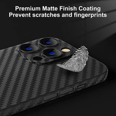 0.3mm Ultra Thin Carbon Fiber Texture Hard Phone Case For iPhone 15 14 13 12 11 Pro Max 7 8 Plus Mini SE Slim Cover Soft Shell