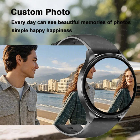 For Classic Smartwatch App Control Men Sports Health Tracking Notification Reminder Bluetooth Call Alarm Clock Smart Watch 2025