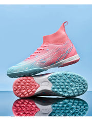 Men Sneakers Soccer Shoes Cleats Breathable Adult Kids TF/FG Football Boots