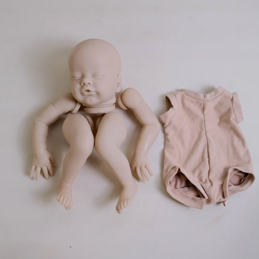 New Twins NPK 19-inch Primrose Asleep and Awake Twin baby Unpainted Reborn Doll Kit