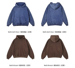 Retro batik make old hoodies