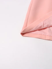 Solid Spliced Floral Dresses For Women Starpless Sleeveless