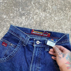 Blue Baggy Jeans: Y2k Streetwear Hip Hop Wide Leg Denim