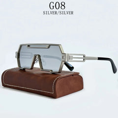 Sunglasses For Men Square Vintage Punk Fashion Glasses Retro