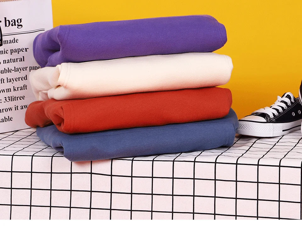 No Talk Me Cute Angry Cat Print Women Hoodie Hip Hop Soft Sweatshirt Casual Fleece