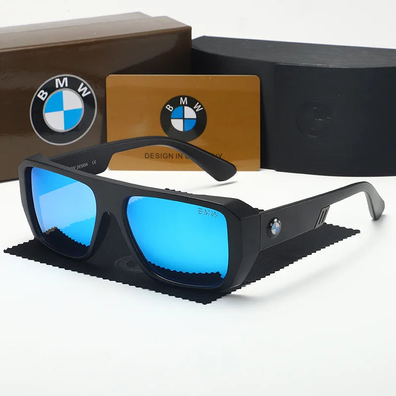 BWM Luxury Polarized Sunglasses Men UV Anti-Glare Driving Cycling Fishing Outdoor Beach Hiking Sunglasses Mirror Color Film