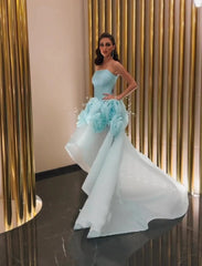 Homecoming Dresses: Ball Gown Prom Dresses Flower Organza Formal Party Gowns