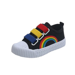 Autumn Casual Shoes Canvas Shoes Girls' Shoes Rainbow Shoes for Kids