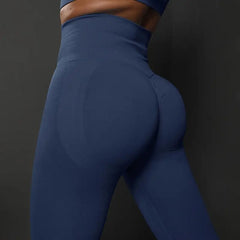 Women Seamless Yoga Pants Fitness Sports Running Sportswear Stretchy Lifting Tights