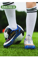 Football Boots Society Futsal TF Pink Soccer Tennis Shoes Sports