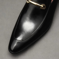 Men's Loafers Genuine Leather Spring Formal Shoes