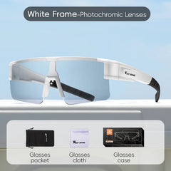 Sunglasses Men Photochromic Cycling Fit Over Myopic Glasses Driving