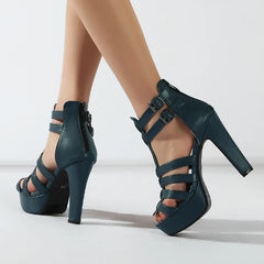 High Heels Summer Shoes for Women Sandals Platform Large Size 44 45 50