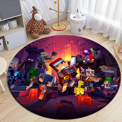 National game Carpet for Living Room Rugs Camping Picnic Mats Flannel Anti-Slip Rug