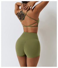 Seamless Yoga Set Workout Sportswear Gym Clothing 2Pcs Sport Sets Women