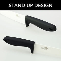 Ceramic Knife Set of Kitchen Knives 3 4 5 6 Inch Sharp Serrated Bread Chef Utility