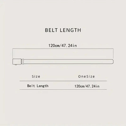 Men's Business Belt Smooth Buckle Leisure Belt Jeans Belt Suit Pants Belt
