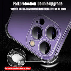 Case For Apple iPhone 11 12 13 Mini 15 14 Pro XS Max Clear Silicone Case X XR 8 7 Plus SE 2020 2022 Back Cover