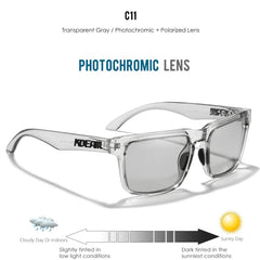 Men's Sunglasses Polarized Photochromic Oversized Sun Glasses Fashion
