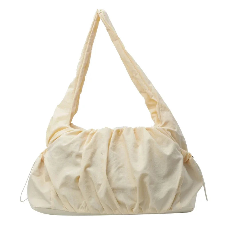 Fashion Nylon Pleated Women's Crossbody Bag Casual Trend