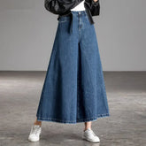 Wide Leg Jeans Women Korean Dongdaemun High Waist Baggy Mom Jeans