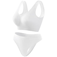 Seamless Bra Set Women Wireless Underwear Female Tanks Bra Low Rise