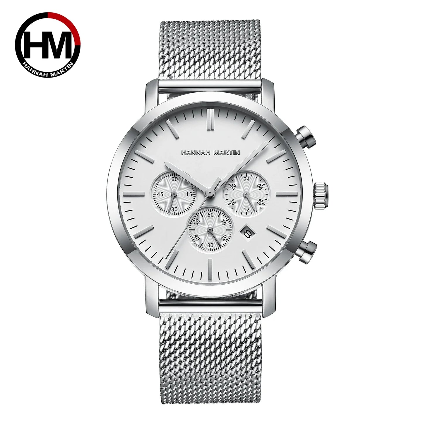 Top Men Watch Brand Business Style Stainless Steel Fashion Waterproof Sports Multifunctional Quartz Wristwatch Relogio Masculino