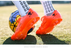 Men's Soccer Shoes Kids Children Low Top Futsal Society Training Football Boots