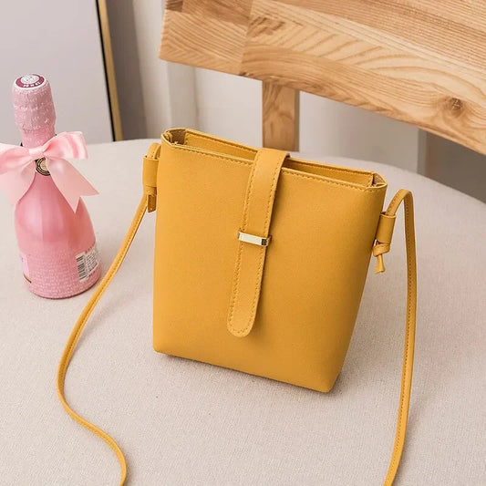Bags For Women PU Crossbody Square Bag Female Bags Buckle Decorated