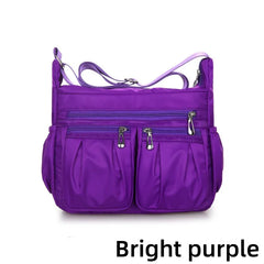 Casual Women Shoulder Messenger Bag Oxford Waterproof Zipper Handbags