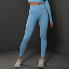 Women Seamless Yoga Pants Fitness Sports Running Sportswear Stretchy Lifting Tights