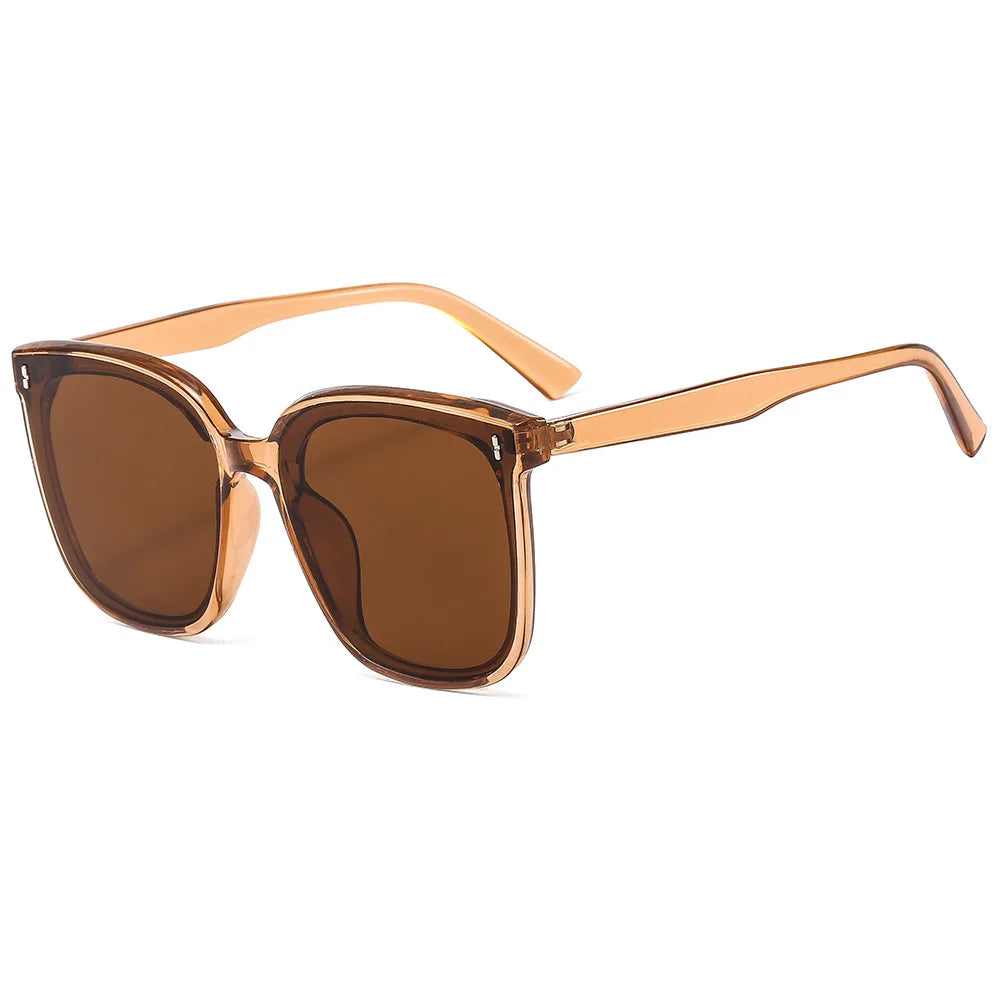 OIMG Vintage Square Sunglasses Women Oversized Sunglass Men Retro Black Sun Glasses Shades Goggle UV400 Oculos De Sol
