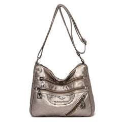 Soft Leather Luxury Purses and Handbags Women's Bag