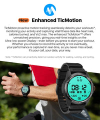 TicWatch Atlas Silver Smartwatch( Refurbished), GPS, barometer, compass, 110+ workout, only for Android
