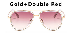Sunglasses Women Mirror Quay Shades Brand Designer Gradient Pilot Sunglasses