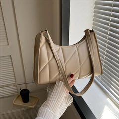 Black Trendy Women Shoulder Bag Pu Handbags Crossbody Bags Small Handle Bag