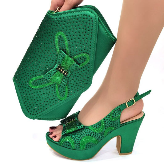Matching Shoes and Bags: Italian Shoes With Matching Bags Set Italy Women's Party