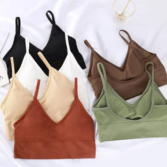 Women Seamless Bra Set, Beautiful Back Cotton Bra Comfortable Breathable
