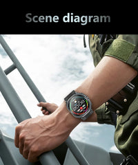 2025 New For huawei True Blood Pressure Airbag Smart Watch men air Pump Uric Acid Blood Lipids health watch Bluetooth call watch