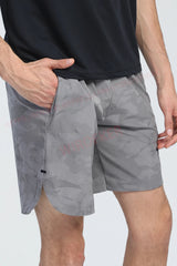 Men Fitness Shorts Quick Dry Sport Shirts Casual Beach Brand Short Camouflage