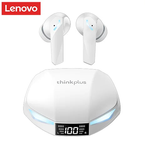Choice Lenovo XT53 Upgrade Bluetooth 5.4 Earphone Low Latency Wireless Gaming Earbuds LED Display Waterproof Headphones with Mic