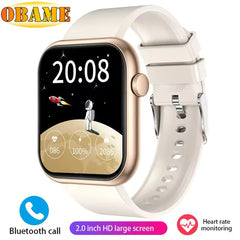 New QX7 Smart Watch Men 2.01-inch SmartWatch Bluetooth Call GPS AI Voice Heart rate Blood oxygen Android &IOS Sports Smartwatch